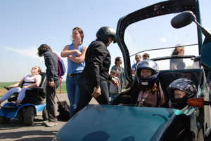 The sidecar is a favorite attraction