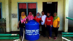 AAI has contributed water tanks to 40 schools