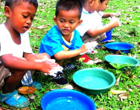 Good hand-washing can be done anywhere