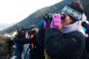 LHR volunteers during spotting training