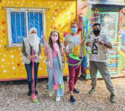 The CFS Team in Ritsona Camp