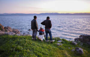 LHR Lesvos landing