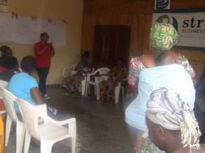 GBV survivors at trauma healing workshop