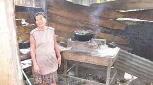 Open fire cooking is common