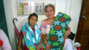 Receiving blankets of love