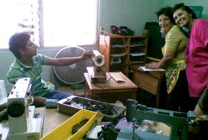 Sandra Boniche teaching