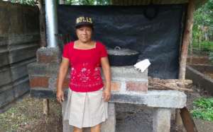 New stove at Villa Japon