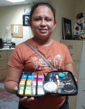 sewing kit recipient