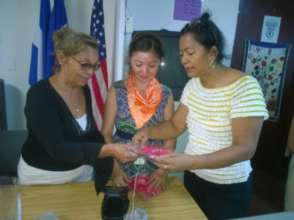 Rosa teaching the technique