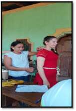 Learning to make a basic women's blouse