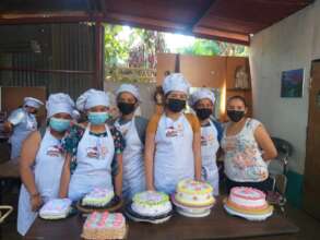 Beautiful cakes made at the Learning Center