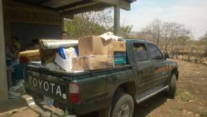 Delivering Learning Center supplies