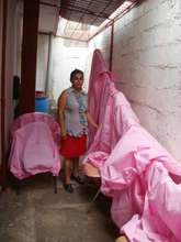 Irene during the drying process