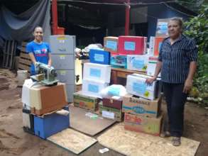 Picking up Learning Center supplies in Managua