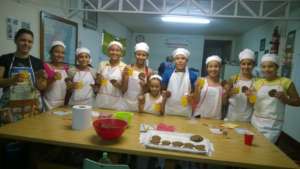 MMM taste testing their product