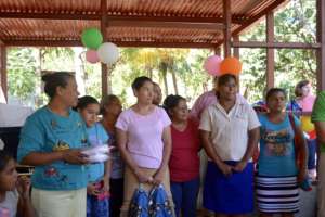 Chepita, left, no more washing others clothes.....