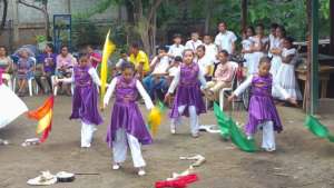 Hossana Learning Center members performing dancing