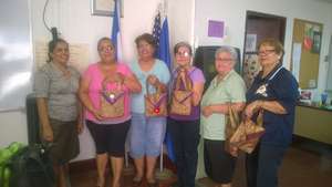 The finished products