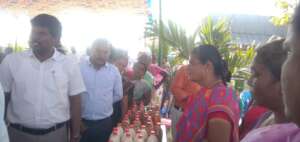 Our models show cased in an exhibition