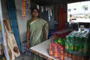 Small petty shop has be set up for Lakshmi