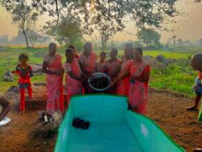 With their first harvest of vermi compost
