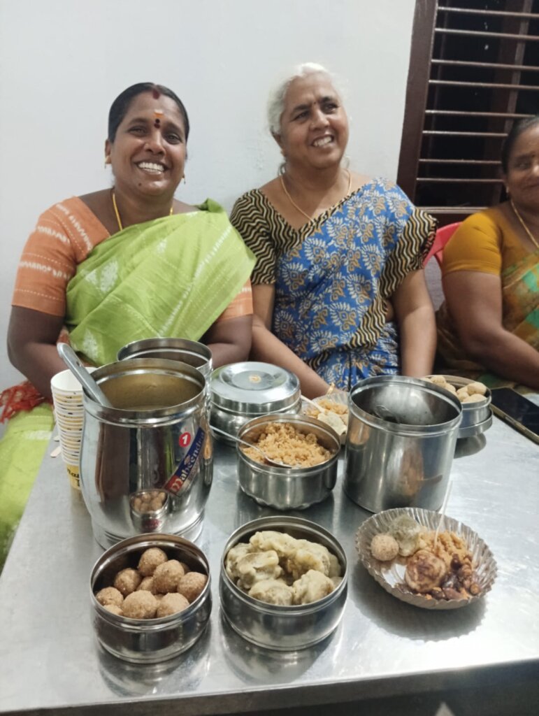 Traditional food display!!