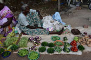 how women farmers currently sell their produce