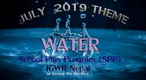 Water theme for the program