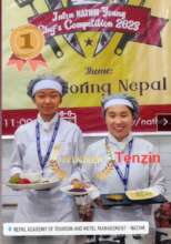 Winner of Young Chef competition