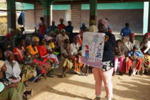 Image-based training for illiterate young women