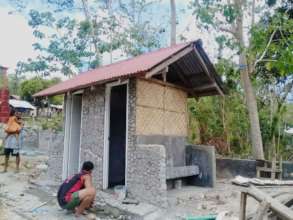 The construction of the pit-latrine
