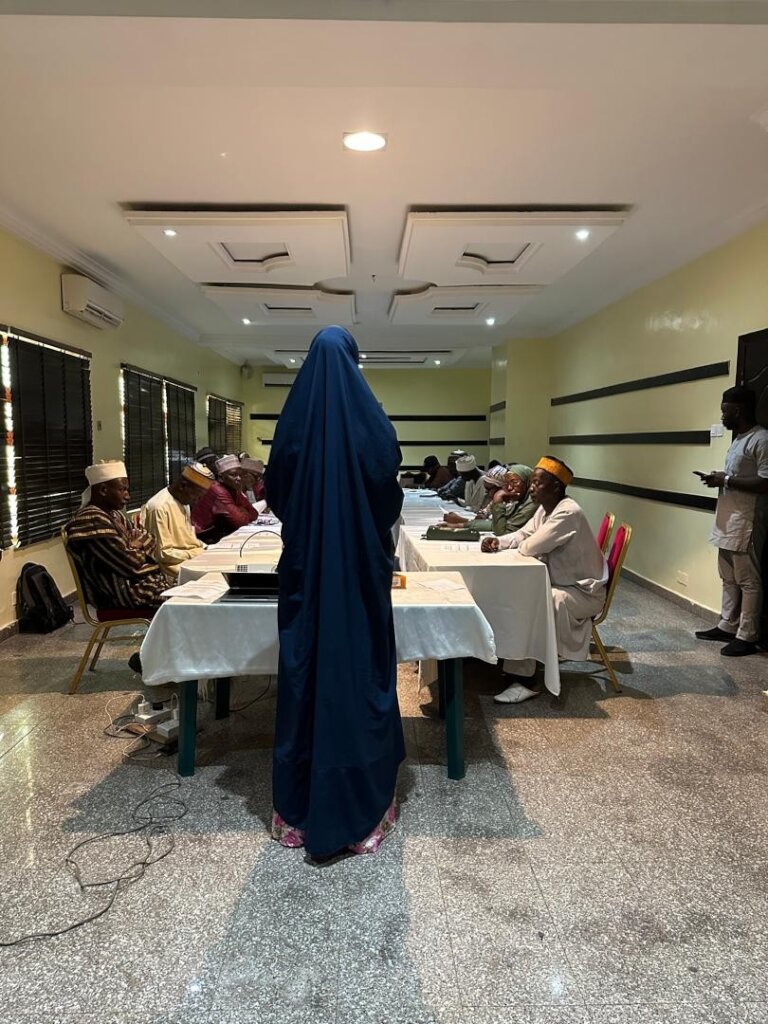 Girl Advocate presenting advocacy brief