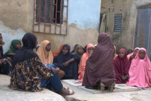 Girl Advocate holding session with her peers