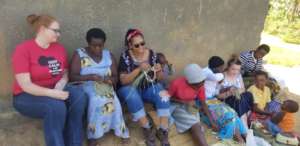 Sewing and Weaving with the women of Kashija