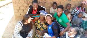 Danielle Helping out with the Elderly Project