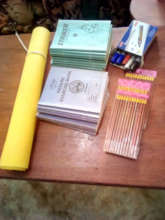 Some of the school supplies
