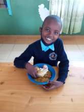 Happiness is a full tummy!