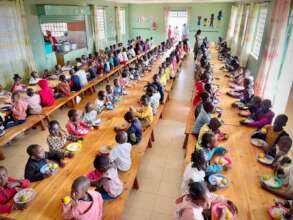 Lunchtime at our dining hall