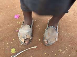 These shoes are worn out!