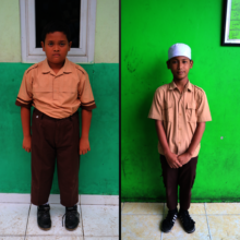 Fadhil (left) and Fatin (right), minimum uniform