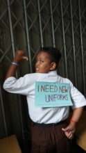 Now you can help Arya to get a set of new uniforms