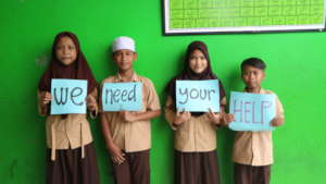 They seek for your help