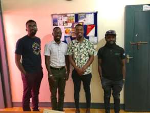 Partners visiting our office space