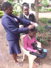 Hairdressing - learning to braid