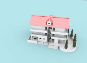 House being completed to this layout.