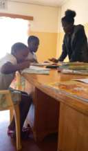 Girls undergoing formal learning at the Rescue