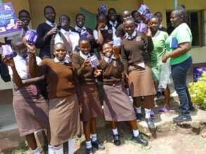 Sanitary pads distribution to vulnareble girls