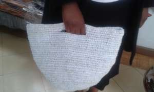 Handbag made from recycle paper