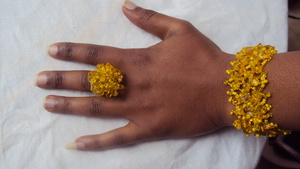 beaded work by teen mums