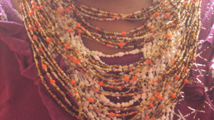 beaded necklaces made by teen mums